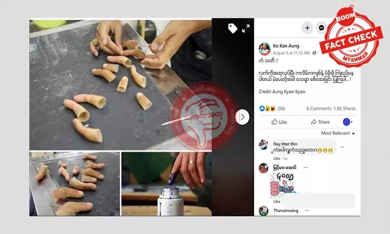 မဲခိုးမယ့် လက်သန်းတုတွေဆိုပြီးဖြန့်နေတဲ့သတင်းက တကယ်မှန်ရဲ့လား
