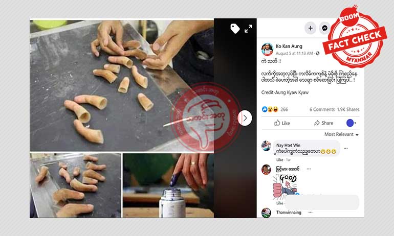 မဲခိုးမယ့် လက်သန်းတုတွေဆိုပြီးဖြန့်နေတဲ့သတင်းက တကယ်မှန်ရဲ့လား မဲခိုးမယ့် လက်သန်းတုတွေဆိုပြီးဖြန့်နေတဲ့သတင်းက တကယ်မှန်ရဲ့လား