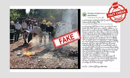 ထန်းရည်က မူးယစ်ဆေးထွက်လို့ ထန်းသီးတွေဖျက်ဆီးတယ်ဆိုတဲ့ သတင်းတု